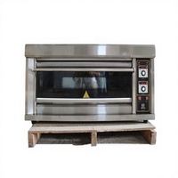 Four à Cuisson Commercial au Gaz Naturel et GPL Four à Pizza en Acier Inoxydable Équipement de Boulangerie pour Pain Pizza