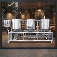 Nouveau modèle 2026 – Chaisse de brassage LINE 200L à 3 cuves en acier inoxydable – Offre spéciale pour micro-brasseries