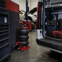 Système de levage pneumatique 3T à triple sac à air, poignée courte, pour garage et atelier de mécanique, levage rapide 6600LBS