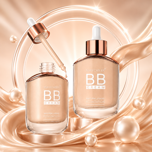 En stock – 3 teintes – Sans huile – Contrôle du sébum 12h – Lisse les ridules – <span class=keywords><strong>Prix</strong></span> de gros – Approvisionnement en vrac – Maquillage visage – Crème <span class=keywords><strong>BB</strong></span> liquide naturelle - Product Image 6