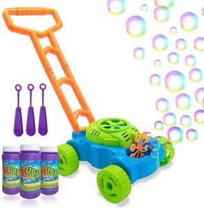 Lawn Mower Automatic <b>Bubble</b> Maker Blower Machine With <b>Bubbles</b> Blowing Push Toys for <b>Kids</b> - Product Image 1