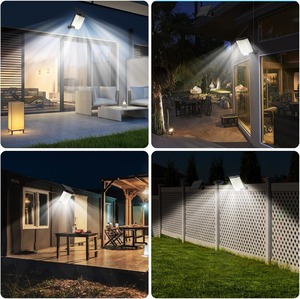 IP65 không thấm nước năng lượng mặt trời an ninh đèn cảm biến chuyển động 3 chế độ <span class=keywords><strong>LED</strong></span> Flood <span class=keywords><strong>Light</strong></span> cho vườn tường chiếu sáng - Product Image 6