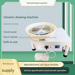 Torno de Cerámica Manual de Mesa de 9.8 Pulgadas con Motor, Semiautomático, de Alta Precisión, para Cerámica DIY - Product Image 5