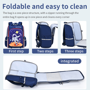 Mochila Escolar Impermeable con Diseño Geométrico y Cierre <span class=keywords><strong>de</strong></span> Botón, Estilo Japonés, Capacidad <span class=keywords><strong>de</strong></span> 20-36L, para Niñas <span class=keywords><strong>de</strong></span> 3 a 5 Años <span class=keywords><strong>de</strong></span> Jardín <span class=keywords><strong>de</strong></span> Infancia - Product Image 4