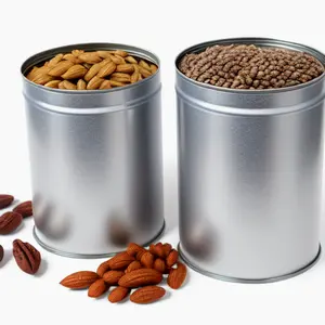 Food Grade dry food flower storage Tin Can Self Seal Tuna Tin Cans Press in tin tuna can with ring pull