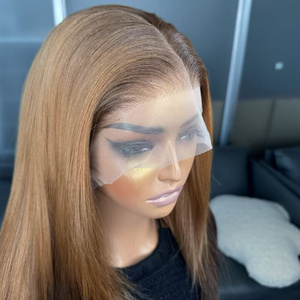 Nouvelles perruques synthétiques Lace Front en gros pour l'été, <span class=keywords><strong>coupe</strong></span> carrée, perruque Bob, cheveux doublement étirés, perruques synthétiques lisses comme des baguettes pour femmes noires - Product Image 6