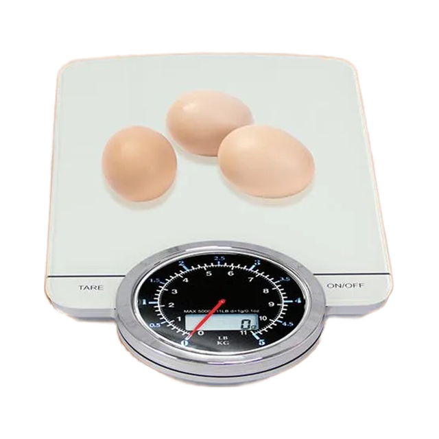 5kg Dual Display Kitchen Scale Analog Glass LCD Digital High Accurate Kitchen Scale