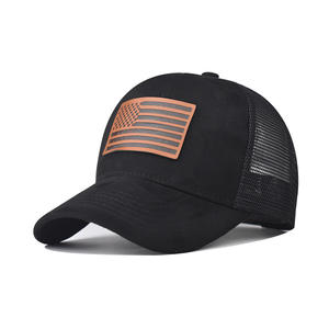 Gorro de Camionero de 5 Paneles Estilo Americano, Superventas, de Algodón Puro, Malla, <span class=keywords><strong>Gorra</strong></span> de Béisbol Bordada, Unisex, <span class=keywords><strong>Gorra</strong></span> de Trabajo de Copa Dura - Product Image 5