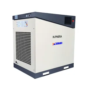 XLPM25A-Y04 25HP 18.5KW permanent magnet screw air compressor with inverter