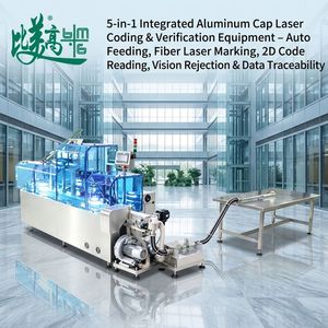 Nuevo Equipo Integrado de Alta Velocidad BMG para Alimentación Automática de Tapas de Aluminio, Marcado Láser de Fibra, Inspección por Visión CCD y Rechazo - Product Image 2