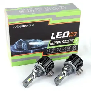 Lampu depan mobil Led Universal, bola lampu depan mobil 70W 12000LM, rakitan mudah Super terang untuk mobil