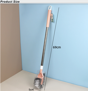 JY 6203 Brosse de toilette en acier inoxydable avec manche, produits de <span class=keywords><strong>nettoyage</strong></span> en caoutchouc souple, articles à moins d'un dollar, fabrication chinoise - Product Image 5