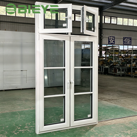 Fourniture en gros de fenêtres en bois recouvertes d'aluminium série 86 pour les commandes de construction de entrepreneurs dans le monde entier