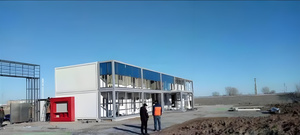 Installation rapide du logement de travail 90ft 18 chambres conception de cadre en acier avec récupération des eaux de pluie pour une utilisation durable de l'<span class=keywords><strong>eau</strong></span> - Product Image 5