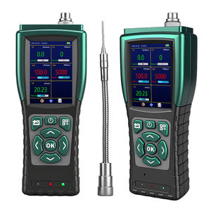 Détecteur de gaz portable 5-en-1 CO2 CH4 H2S O2 Alarme de concentration de gaz CO VOC CL2 HF Analyseur de surveillance des gaz d'échappement toxiques NO NH3 NO2 - Product Image 1