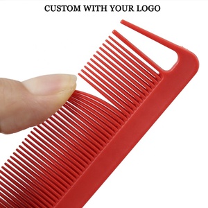 Peigne à queue de rat coloré avec logo personnalisé, peignes à effiler, maquilleur, salon de coiffure, utilisation pour tous les types de <span class=keywords><strong>cheveux</strong></span>, aiguille longue, coiffure, noir - Product Image 6