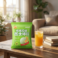 Halal 35g Snacks céréaliers sains au maïs sucré, saveur cantaloup et fromage, texture semi-molle, sans graisses trans, prêts à consommer, Cheese-Plan