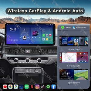 Maisimei Pantalla Táctil <span class=keywords><strong>Android</strong></span> <span class=keywords><strong>Auto</strong></span> de 12.3 Pulgadas para <span class=keywords><strong>Honda</strong></span> HRV 2023-2024, CarPlay Portátil, GPS Integrado, Montaje en el Tablero, Audio de Alta Resolución - Product Image 4