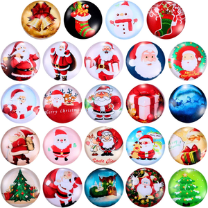 Imanes de Navidad para Refrigerador, 24 Piezas, Imanes 3D de Vidrio para Refrigerador, Decoraciones Navideñas Lindas y Divertidas para Oficina, Imanes para Refrigerador, Fábrica China - Product Image 4