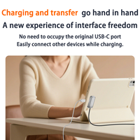 Câble de charge magnétique USB Type C mâle vers 3 broches de 2 m en alliage d'aluminium durable de haute qualité pour chargeur de tablette