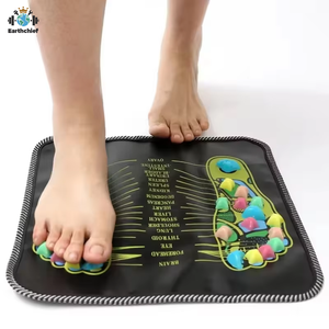 แผ่นรองนวดฝ่าเท้าแบบโยคะ ยี่ห้อ Yiwu New <span class=keywords><strong>Yoga</strong></span> Walking Stone ช่วยบรรเทาอาการปวดเมื่อยกล้ามเนื้อและเส้นประสาท - Product Image 1