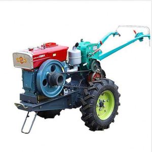 Hot Sale Farm Equipment Mini Plow 2 Wheel <b>Walking</b> Tractor With Disc Plough <b>Machine</b> - Product Image 4