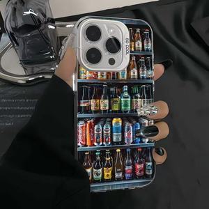 เคสแข็งหน้าร้อนสุดสร้างสรรค์สำหรับ <span class=keywords><strong>iPhone</strong></span> 17Promax/16/14 Plus/ 12/<span class=keywords><strong>11</strong></span>ดีไซน์3D สไตล์อินกันกระแทกและที่จับโทรศัพท์ - Product Image 2