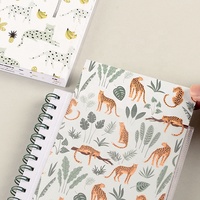 Carnets d'exercices classiques pour le campus, avec reliure spirale double anneau, en papier offset imprimé – Cadeau promotionnel