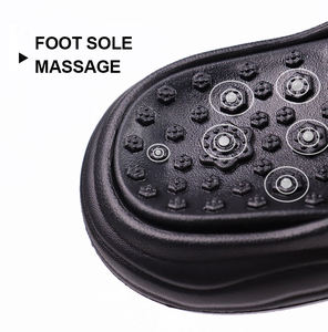 Claustras de Douche en EVA à Logo Personnalisable, <span class=keywords><strong>Velcro</strong></span> Réglable, Semelle Épaisse en Caoutchouc Antidérapant, Massant les Pieds, pour Hommes - Product Image 4