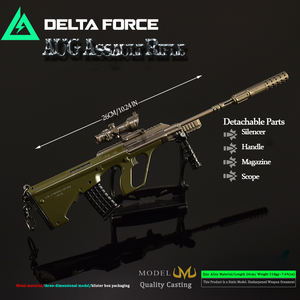 Décoration artisanale Delta Force AUG de 26cm, en alliage de zinc, modèle à construire sans tir, FPS Gamer, décoration à collectionner pour pistolet jouet - Product Image 3