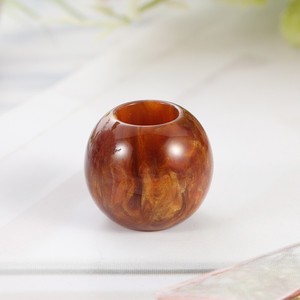Polvo de purpurina láser de 14Mm, cuentas de chicle gruesas redondas brillantes, cuentas sueltas acrílicas con agujeros grandes para bolígrafo, descuento en la fabricación de joyas - Product Image 2