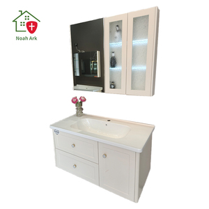 Customizable Modern Traditional Bathroom Vanity Cabinet LED Mirror Large Storage Space for Hotel Use - Product Image 5