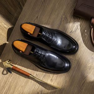 Best-Selling 2025 New Men's <b>Shoes</b> Fashionable Casual Handcrafted Luxury Formal <b>Shoes</b> <b>Height</b> <b>Increasing</b> Waterproof Breathable - Product Image 6