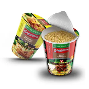 Chinese High Quality cup packaging noodles Private Label cup instant noodles