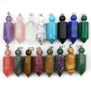 Bán Buôn Đá Quý Tự Nhiên Bạ<span class=keywords><strong>c</strong></span> Khuếch Tán Tinh Thể Thạch Anh Lăng Kính Nướ<span class=keywords><strong>c</strong></span> Hoa <span class=keywords><strong>C</strong></span>ó Thể Mở Chai Mặt Dây Chuyền Đồ Trang Sứ<span class=keywords><strong>c</strong></span> Điểm Mặt Dây Chuyền Cho Nam Giới - Product Image 6