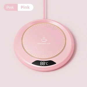 USB Intelligent Constant Temperature <b>Coaster</b> 3 Temperature Setting Milk Tea Water Heating Pad Cup Heater for Tea Water Office - Product Image 3