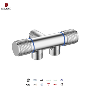 Outstanding Toilet <strong>Bidet</strong> <strong>Sprayer</strong> Faucet Garden <strong>Sprayer</strong> Valve Modern Style Dual 1/2 Outlets Angle Valve - Product Image 2