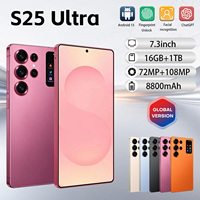 Nouveau Smartphone Android S25 Ultra 5G 8000 mAh 7,3 Pouces 108 MP 16 Go 1 To OTG Débloqué Téléphone Portable 3G/4G/5G