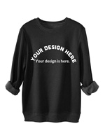 Sweat-shirt pull-over en polyester/coton pour le commerce transfrontalier, compatible avec la personnalisation en gros (DIY), commande minimum d'un exemplaire, design hiver stable