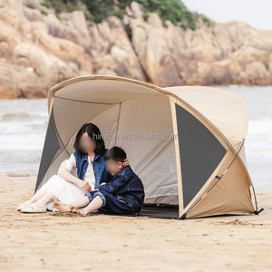 เต็นท์ตกปลาชายหาดแบบพกพา 210D Oxford Square สำหรับตั้งแคมป์กลางแจ้ง กันน้ำได้ทุกฤดู เหมาะสำหรับตกปลา ปิกนิก และตั้งแคมป์ - Product Image 3