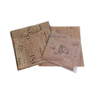 Papel Encerado para Envolver Alimentos, Grado Alimenticio, Antigrasa, Tamaño Personalizado 80g, para Hamburguesas, Pizza, Bocadillos - Product Image 1