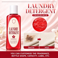 Détergent Liquide Vermilion pour Linge, Produits de Nettoyage, Parfum Longue Durée, Fraîcheur Durable