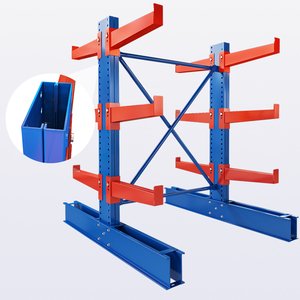 Sistem Rak Gudang Baja dengan Rak Cantilever & Penyimpanan Multi-Tingkat Konstruksi Logam yang Tahan Lama - Product Image 5