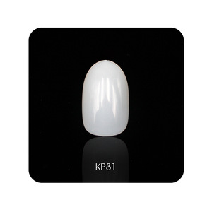 Parches de Uñas Franceses K Ultrafinos Fluorescentes de Cobertura Completa, Ovalados Cortos, Color Sólido, Bolsa de 500 Piezas - Product Image 5