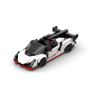 MOC M03163 Coche de Ciudad de Alta Velocidad, Campeón de Carreras, Superauto Clásico, Bloques de Construcción, Ladrillos de Carreras, Súper Técnica, Garaje Creativo, Set DIY - Product Image 1