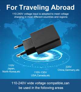 Настенное USB-зарядное устройство с сертификатом <span class=keywords><strong>KC</strong></span>, 5 В, 2,4 А - Product Image 2