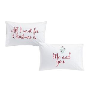 Funda de Almohada Estampada 100% Algodón de Buena Calidad en Oferta, Funda de Almohada Lisa con Logotipo Personalizado - Product Image 1