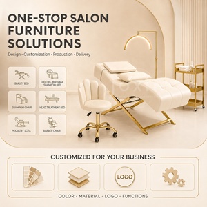 Lit <span class=keywords><strong>de</strong></span> luxe pour extensions <span class=keywords><strong>de</strong></span> cils, lit incurvé pour cils, lit <span class=keywords><strong>de</strong></span> beauté en acier inoxydable doré, mobilier <span class=keywords><strong>de</strong></span> salon <span class=keywords><strong>de</strong></span> beauté, <span class=keywords><strong>table</strong></span> <span class=keywords><strong>de</strong></span> <span class=keywords><strong>massage</strong></span> en cuir PU blanc - Product Image 1