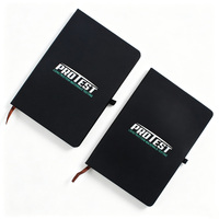 Carnet personnalisé en cuir PU avec couverture rigide, logo personnalisé, carnets promotionnels A5 avec logo