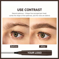 Pensil Tato Alis Herbal Vegan Tahan Lama Berkualitas Tinggi dengan Pilihan Beragam Warna OEM Grosir untuk Distributor